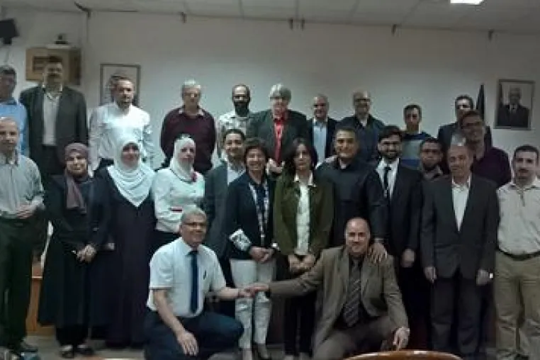 HdWM: Vizepräsidentin Prof Dr. Dolores Sanchez Bengoa zum wissenschaftlichen Austausch in Ramallah (Palästina) Bild: HdWM: Vizepräsidentin Prof Dr. Dolores Sanchez Bengoa zum wissenschaftlichen Austausch in Ramallah (Palästina)
