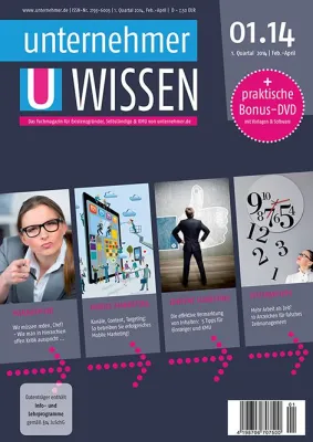 Bild: Neues Fachmagazin unternehmer WISSEN ab 18. Februar im Buchhandel