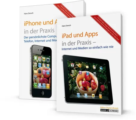 Bild: iPhone 4 und iPad - zwei neue Bücher voller Tipps aus dem Mandl & Schwarz-Verlag