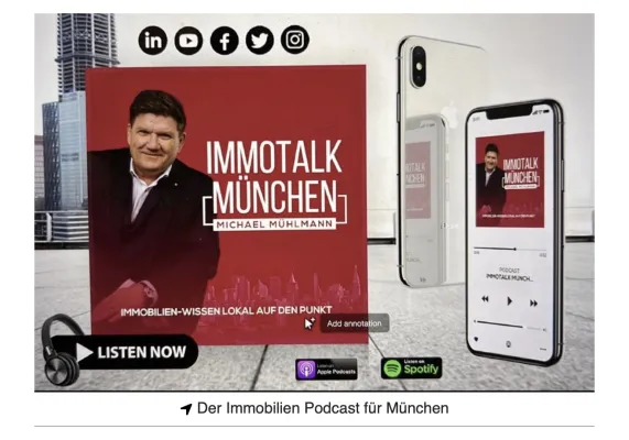 Bild: Immobilien-Podcast München: ImmoTalk München - Die Immobilienleibrente auf dem Prüfstand