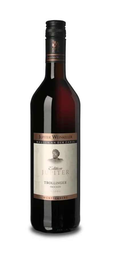 2007 Edition Jupiter Trollinger: ein fruchtig-würziger Wein mit Tiefgang aus dem JupiterWeinkeller Hausen an der Zaber e. G. (Bild: JupiterWeinkeller Hausen an der Zaber e. G.)