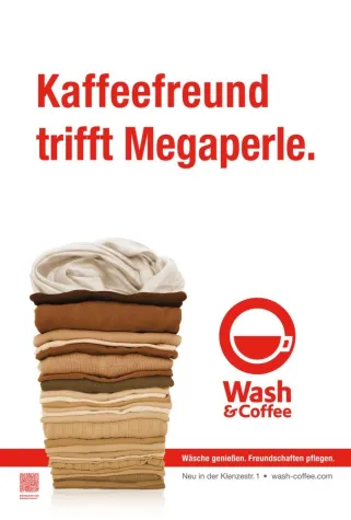 Bild: straight. bewirbt „Wash & Coffee"