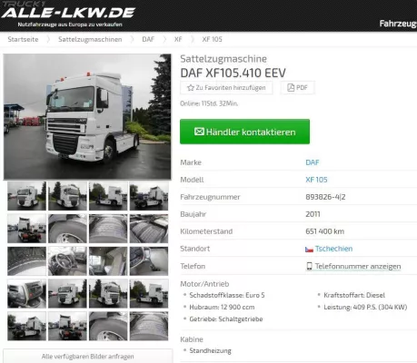 Bild: Der internationale Online-Marktplatz Truck1.eu ist auf dem Vormarsch