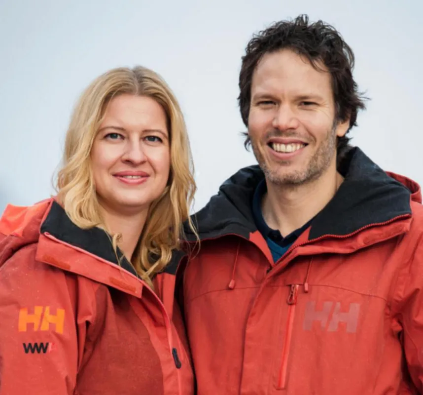 (von links nach rechts): Mirjam Hummel-Ortner, CEO WWP Group und Philipp Radel, CEO WWP-Group
