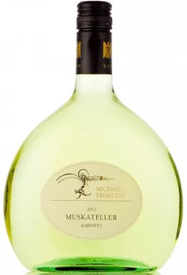 Bild: „Vom wohl fränkischsten Weinberg“ - Fröhlichs fröhlicher Muskateller Kabinett bei winzers.de