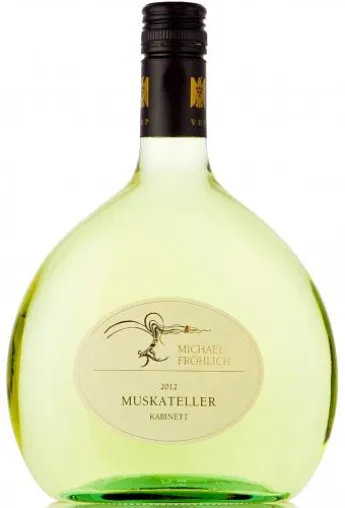 Bild: „Vom wohl fränkischsten Weinberg“ - Fröhlichs fröhlicher Muskateller Kabinett bei winzers.de