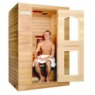 Bild: Infrarotstrahlung und Infrarottiefenwärme: eine Infrarotkabine spendet wohltuende Wärme