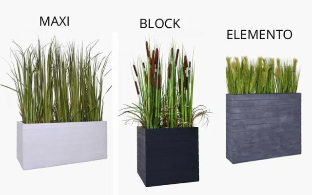 Bild: Neues Design: Pflanzkübel mit Rillen