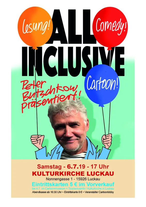 Plakat zur Veranstaltung von Peter Butschkow