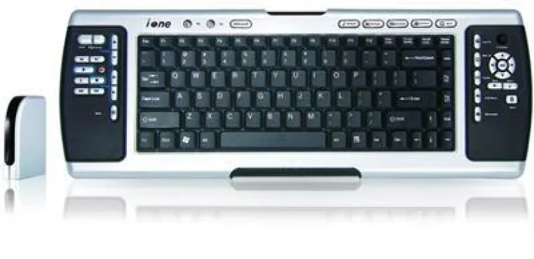 Bild: Media Center Tastatur mit Gyro Stick für XP Media Center u. Vista