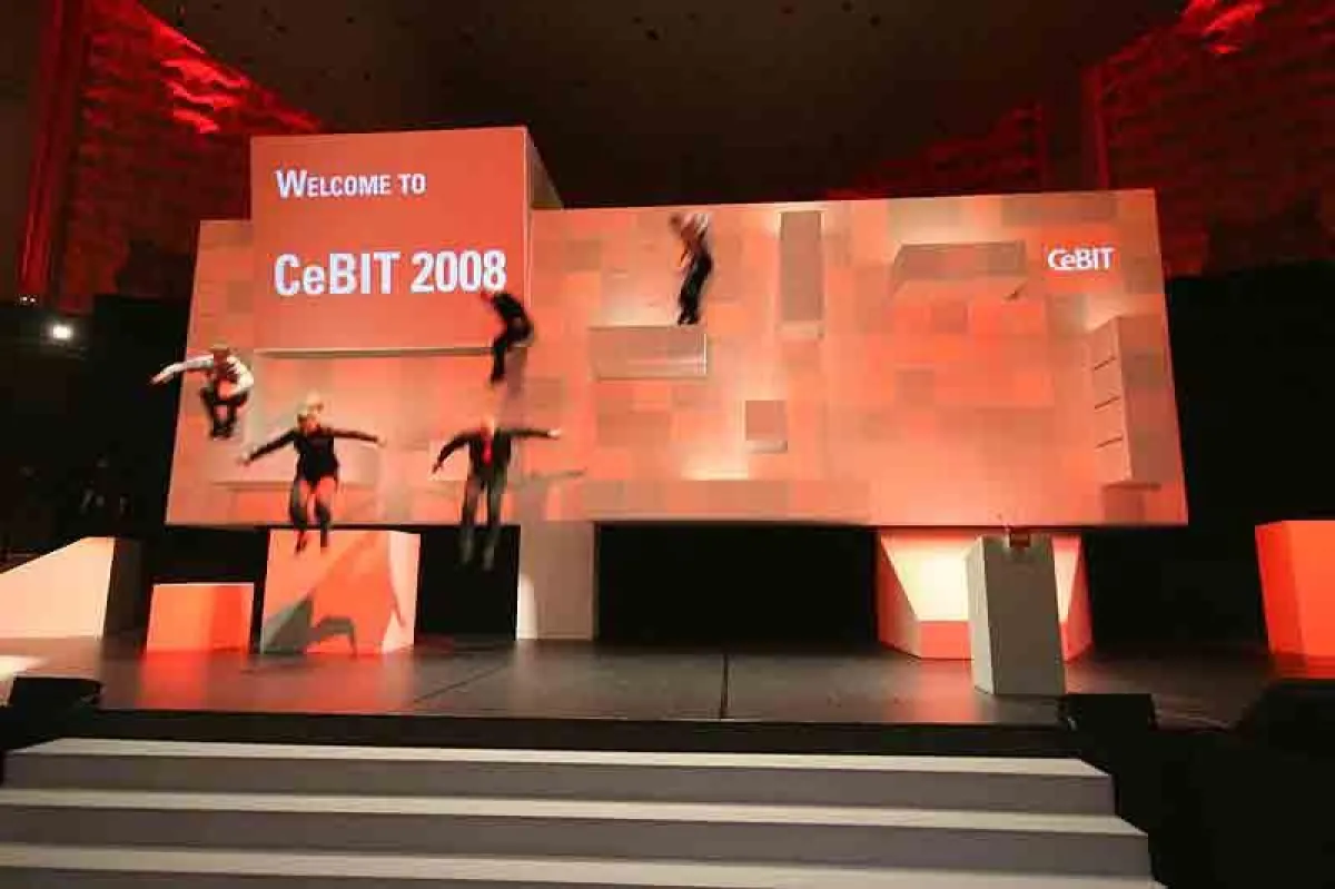 Eröffnung CeBIT 2008 (Foto: Deutsche Messe AG, frei zur Veröffentlichung bei Namensnennung)