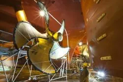 Bild: Schiffspropeller für das neue Kreuzfahrtschiff AIDAstella