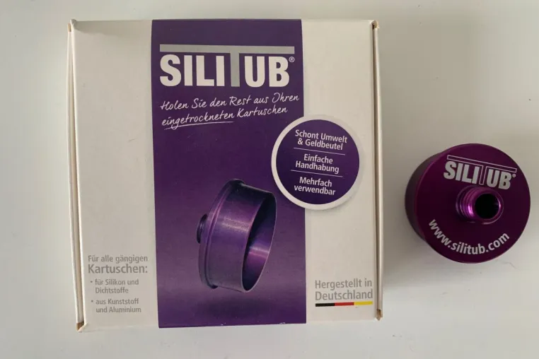 Bild: SILITUB Adapter.... die schnelle Lösung für eingetrocknetes Silikon