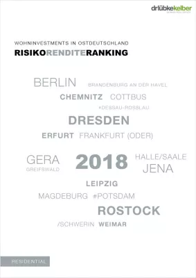 Risiko-Rendite-Ranking 2018 für Ostdeutschland der Dr. Lübke & Kelber GmbH: Bild: Risiko-Rendite-Ranking 2018 für Ostdeutschland der Dr. Lübke & Kelber GmbH: