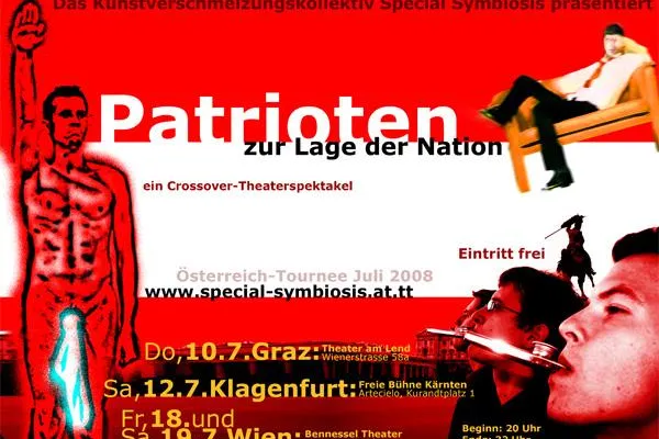Bild: „Patrioten zur Lage der Nation“ - Crossover-Theaterspektakel und provokanter Aktionismus