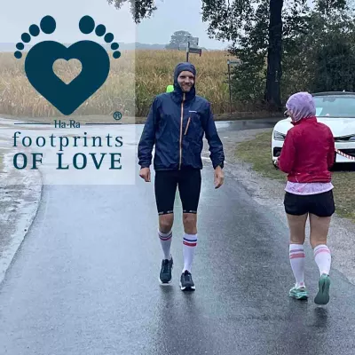 Bild: Ha-Ra Footprints of Love® unterstützt 24h-Spendenlauf 