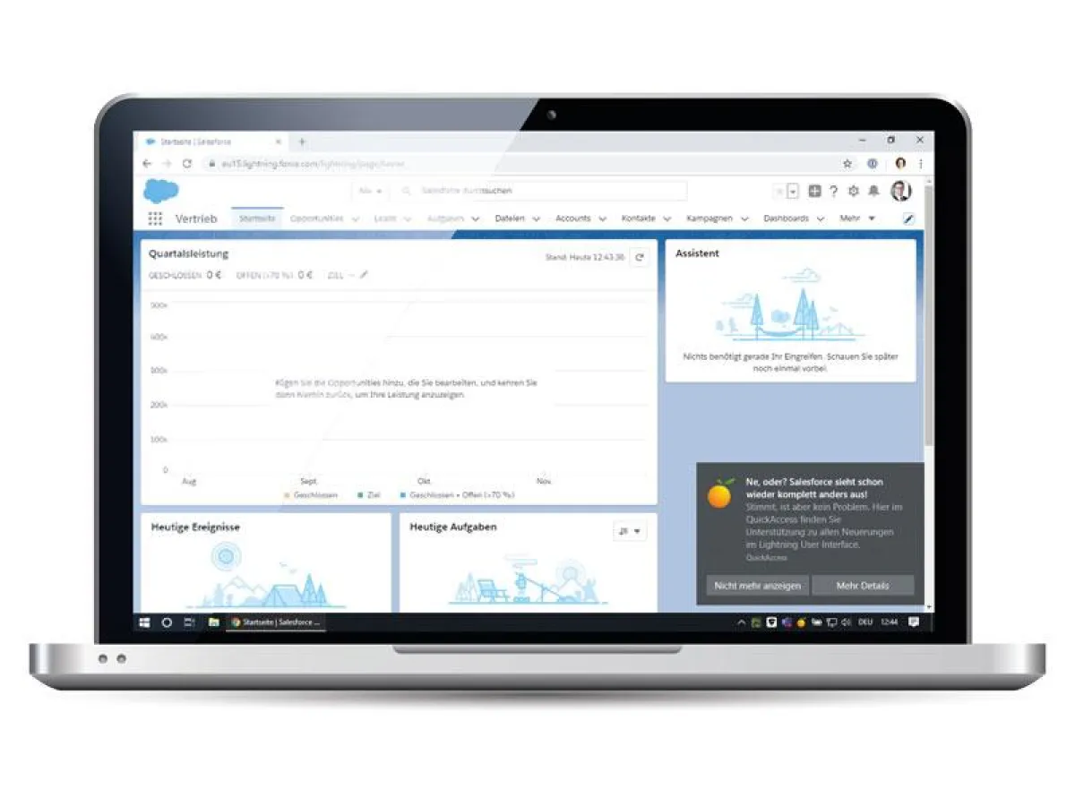 Push Notifications am Beispiel eines Salesforce Upgrades