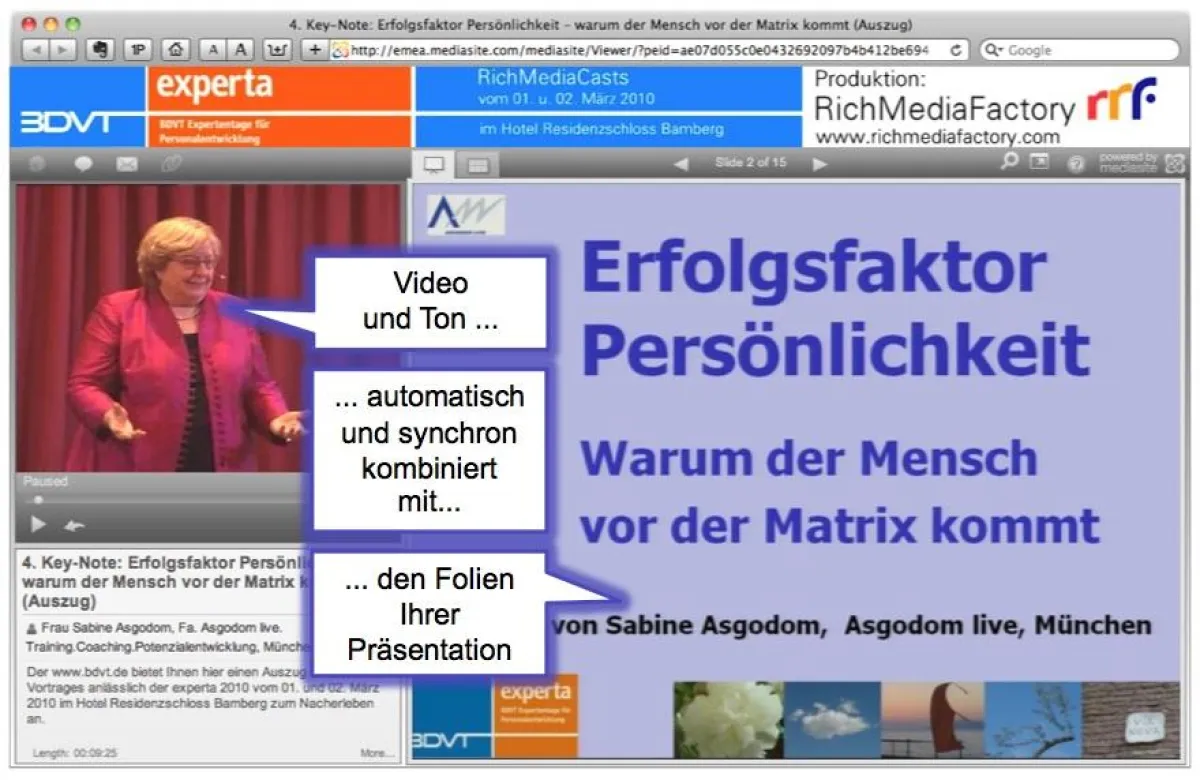 RichMediaCast von der experta am 01.03.2010
