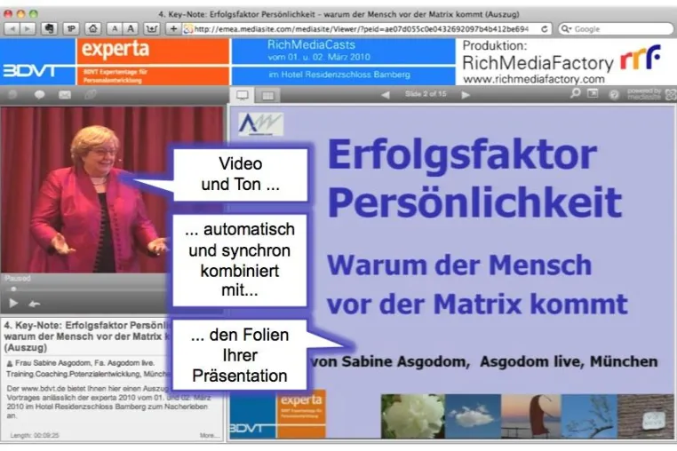 Bild: Personalentwickler auf Sendung