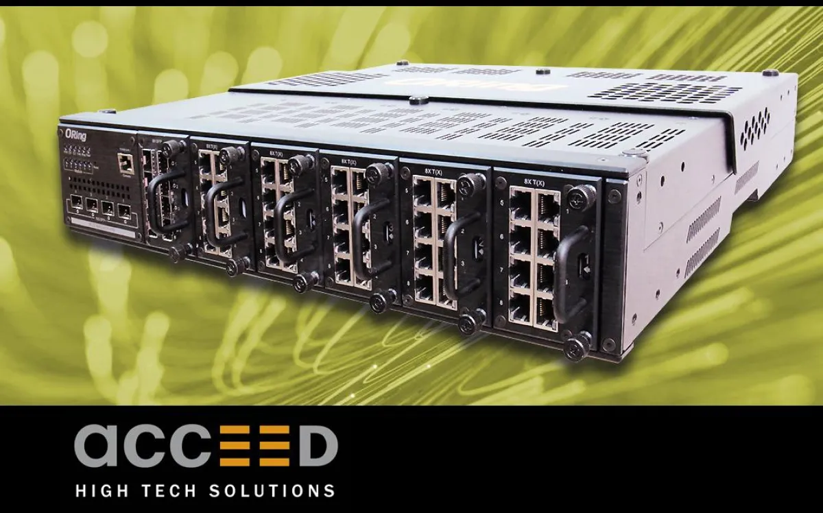 L3-Industrie-Switch RGS-R9004GP von Acceed mit 48 GB-Ports und vier 10G-Ports