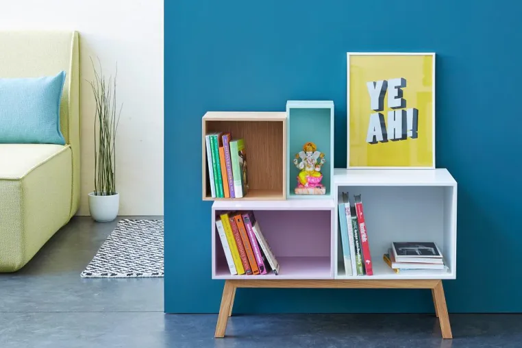 Bild: Individuelles Wohndesign mit Stil: Sieben neue Pastelltöne für das Cubit® Regal
