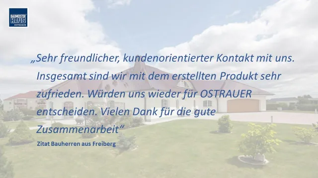 Bild: OSTRAUER BAUGESELLSCHAFT MBH: 2020 erneut von Bauherren für Qualitätsleistung gelobt