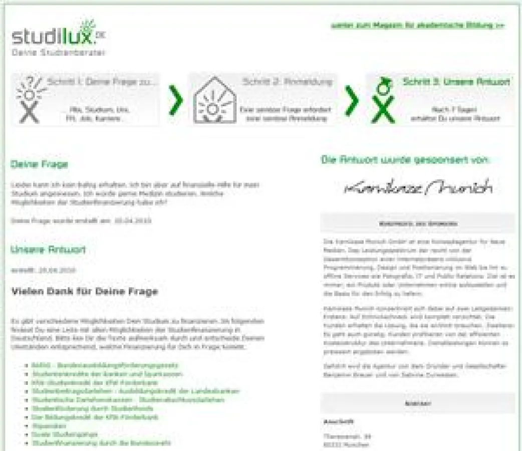 Die Große Sprechstunde