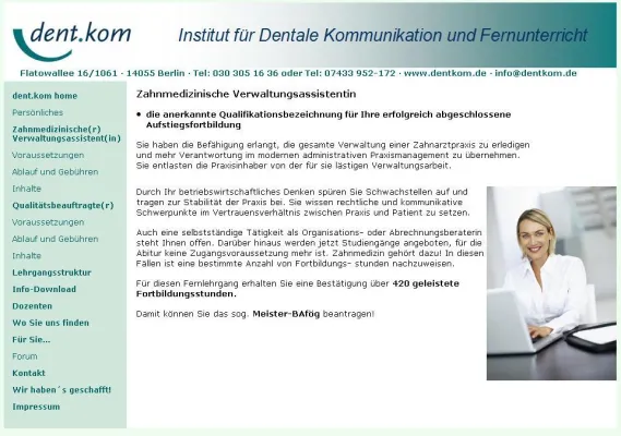 Bild: Neu: Karriere in der Zahnarztpraxis – Fernlehrgang zur ZMV/QB in Berlin