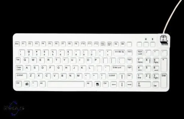 Bild: Baaske Datentechnik bietet versiegelte und voll desinfizierbare Tastatur