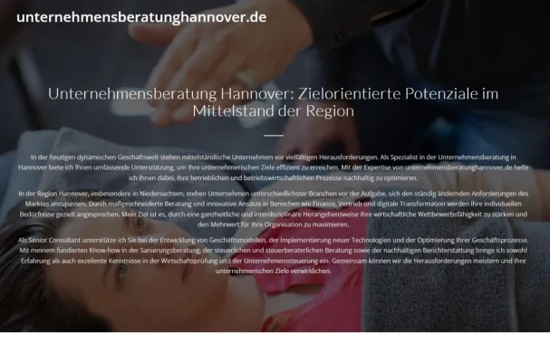 Bild: Beratung mit Wirkung: Erfolgsstrategien für Unternehmen in Hannover