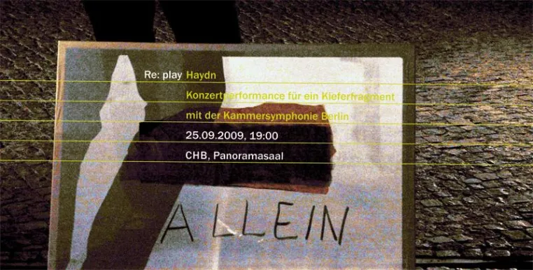 Bild: Re: play Haydn - Konzertperformance für ein Kieferfragment mit der Kammersymphonie Berlin