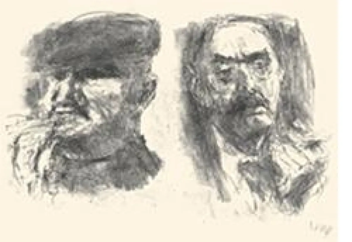 Bernhard Heisig.  »Bertolt Brecht und Thomas Mann«, Faber & Faber, Leipzig 2008