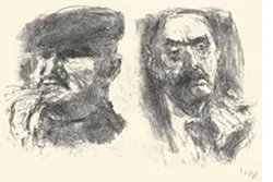 Faber & Faber: »Bernhard Heisig. Bertolt Brecht und Thomas Mann« Bild: Faber & Faber: »Bernhard Heisig. Bertolt Brecht und Thomas Mann«