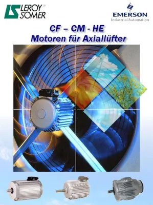 Bild: CF – CM - HE - Motoren für Axiallüfter von LEROY SOMER