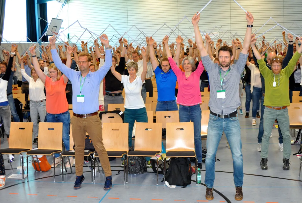 Aktivpause beim MTT-Symposium 2018 (© Fortbildung Waldenburg)