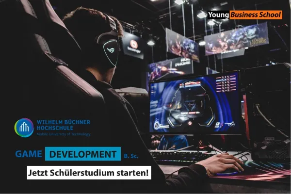 Bild: Game Development (B.Sc.) an der WBH – weltprägendes Studium bereits während der Schulzeit!