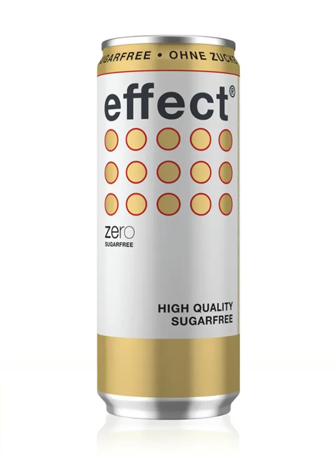 effect® zero. Der zuckerfreie Energydrink im charakteristischen effect® Design.