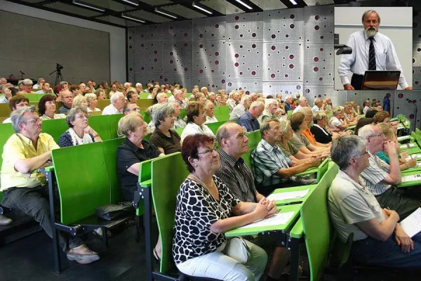 Bild: Experte regte zu Diskussion über die aktuelle Klimaproblematik an