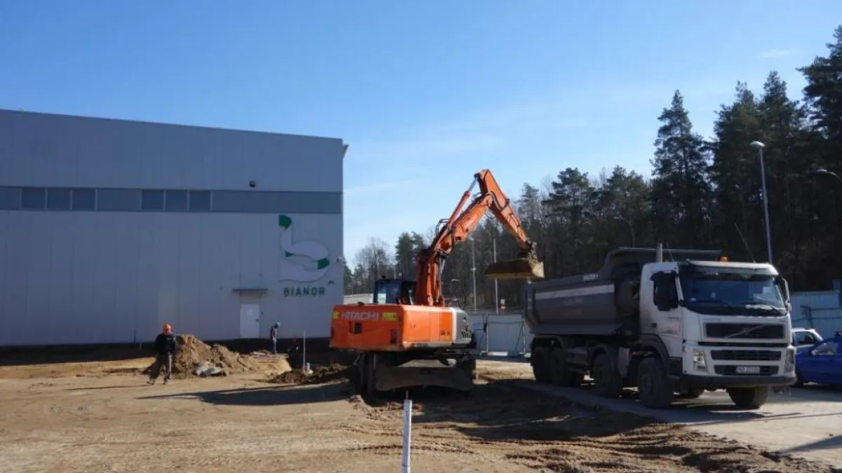Das Werk in Bialystok wird um 40.000 Quadratmeter erweitert. (Quelle:BIANOR)