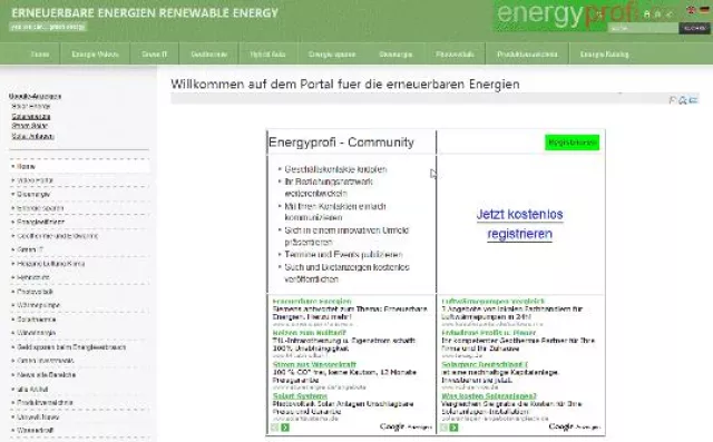 Portal zum Thema erneuerbare Energien jetzt in neuem Gewand nach Redesign Bild: Portal zum Thema erneuerbare Energien jetzt in neuem Gewand nach Redesign