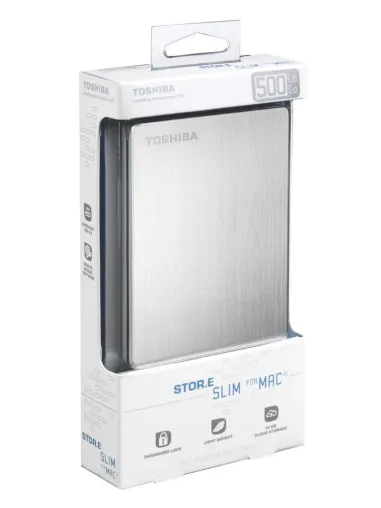 Bild: Toshiba präsentiert neue portable 500 GB und 1 TB große Festplatten für Mac-User
