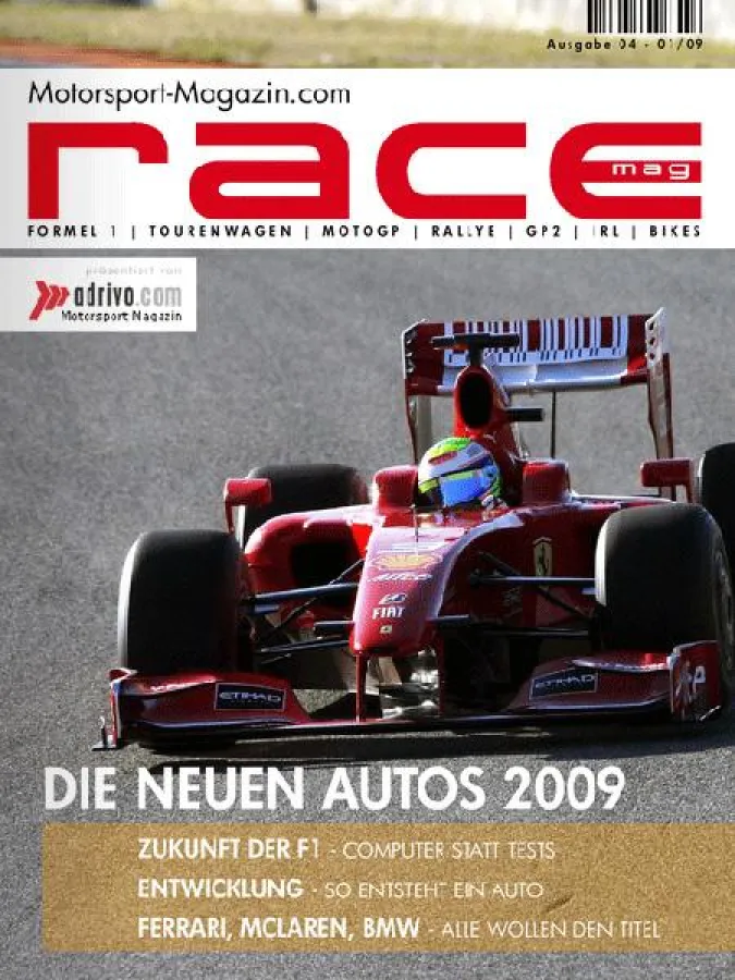 Die F1-Autos 2009 im 'Motorsport-Magazin.com RACEmag'