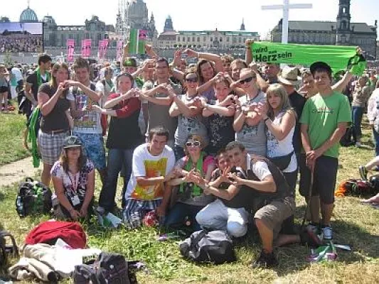 Bild: Offenburger Delegation beim 33. Deutschen Evangelischen Kirchentag: Gemeinsam ein Fest des Glaubens gefeiert