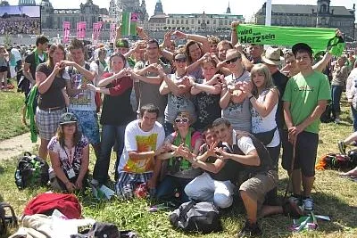 Bild: Offenburger Delegation beim 33. Deutschen Evangelischen Kirchentag: Gemeinsam ein Fest des Glaubens gefeiert