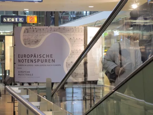 Bild: Europäische Notenspuren – Ausstellung zur Verleihung des Europäischen Kulturerbe-Siegels