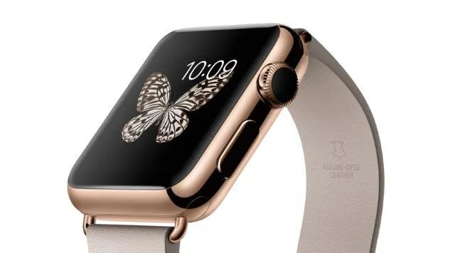 Die goldene Apple Watch Bild: Die goldene Apple Watch