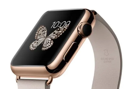 Die goldene Apple Watch Bild: Die goldene Apple Watch