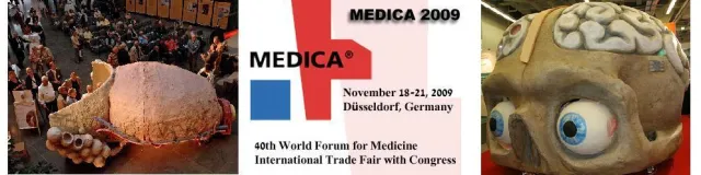 Bild: Begehbare Organmodelle auf der Medica 2009