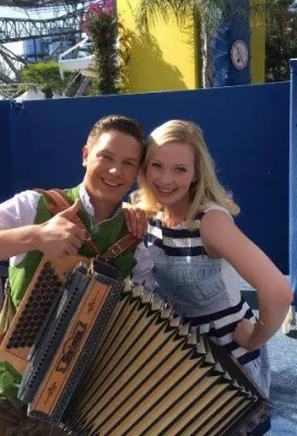 Bild: Denise Blum und ihre Fernsehpremiere bei Stefan Mross