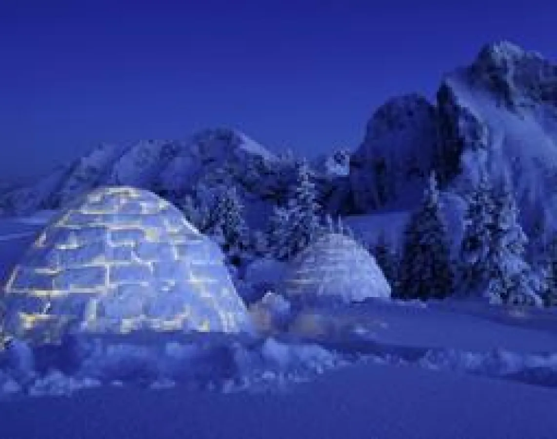 Iglu selber bauen von Jochen Schweizer